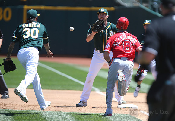 MLB: Los Angeles Angels at Oakland Athletics
