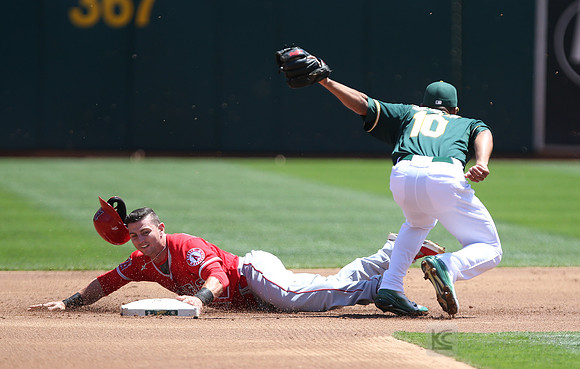 MLB: Los Angeles Angels at Oakland Athletics