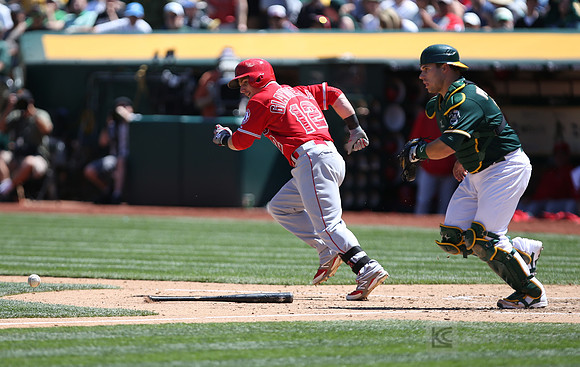 MLB: Los Angeles Angels at Oakland Athletics