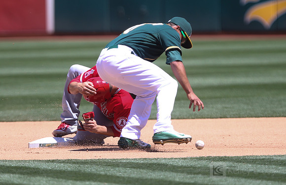 MLB: Los Angeles Angels at Oakland Athletics