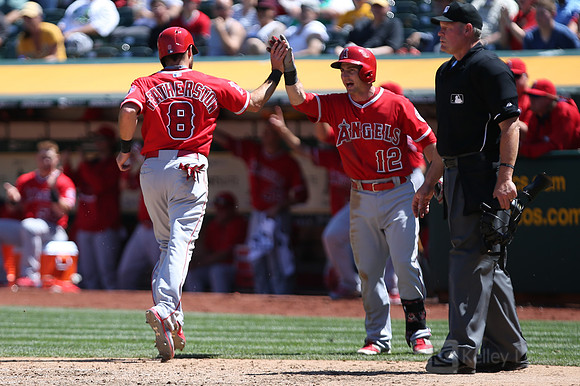 MLB: Los Angeles Angels at Oakland Athletics