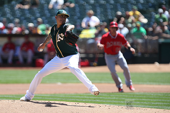 MLB: Los Angeles Angels at Oakland Athletics