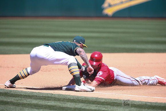 MLB: Los Angeles Angels at Oakland Athletics