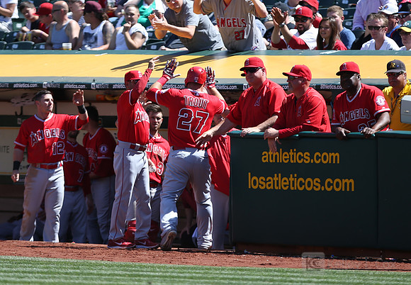 MLB: Los Angeles Angels at Oakland Athletics
