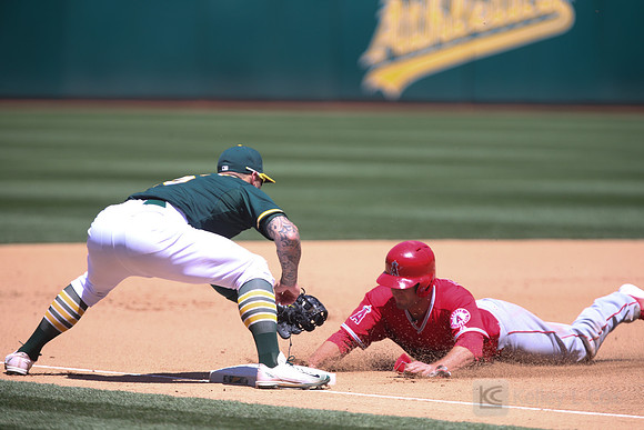 MLB: Los Angeles Angels at Oakland Athletics