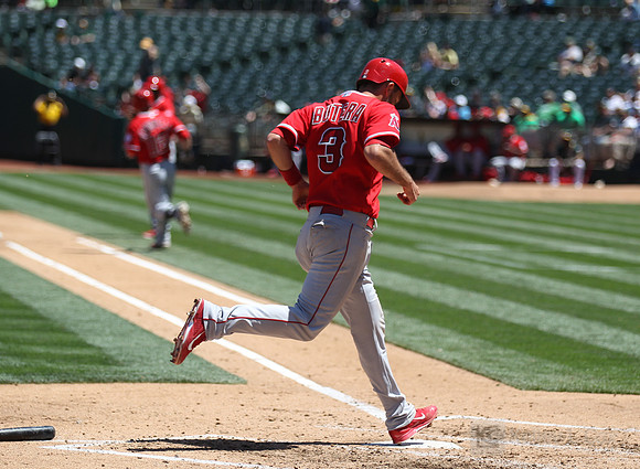MLB: Los Angeles Angels at Oakland Athletics