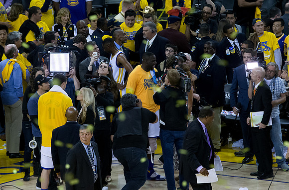 NBA: Playoffs-Houston Rockets at Golden State Warriors