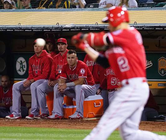 MLB: Los Angeles Angels at Oakland Athletics