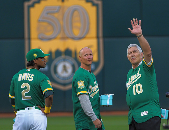 MLB: Los Angeles Angels at Oakland Athletics