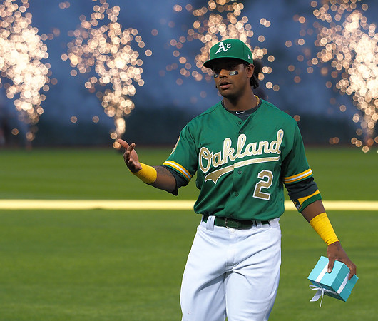 MLB: Los Angeles Angels at Oakland Athletics