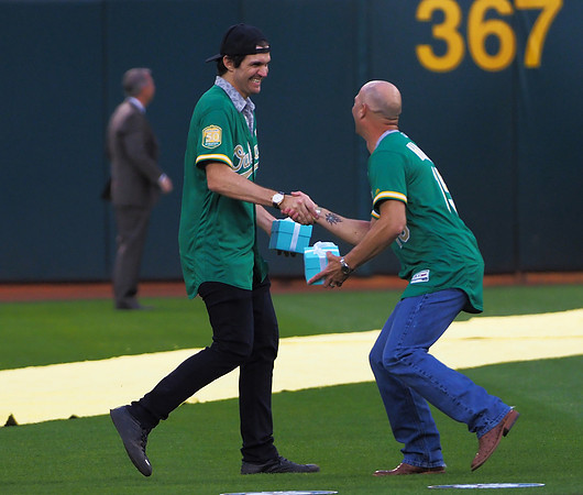 MLB: Los Angeles Angels at Oakland Athletics