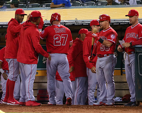 MLB: Los Angeles Angels at Oakland Athletics