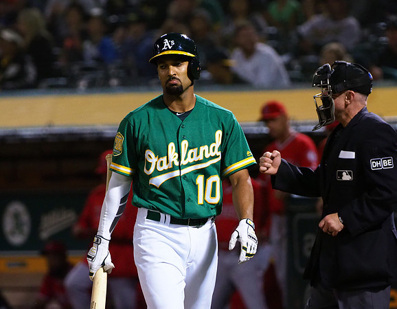 MLB: Los Angeles Angels at Oakland Athletics