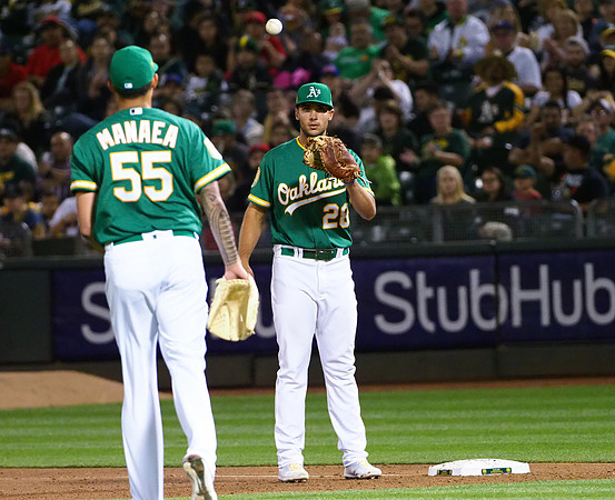 MLB: Los Angeles Angels at Oakland Athletics