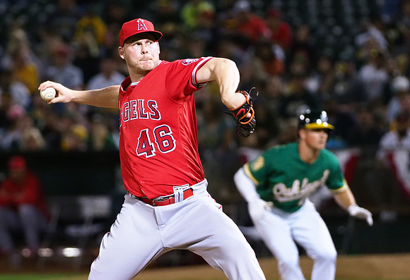 MLB: Los Angeles Angels at Oakland Athletics