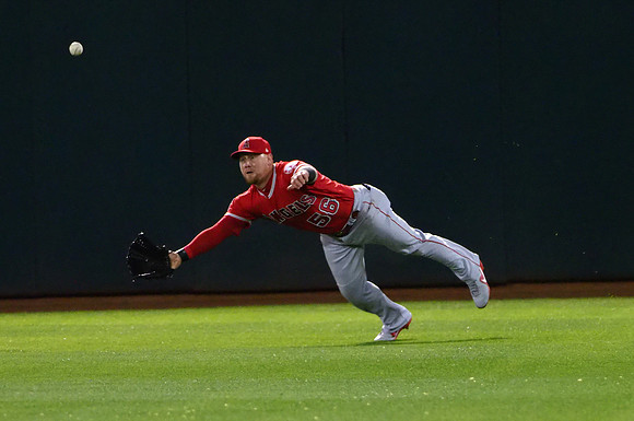 MLB: Los Angeles Angels at Oakland Athletics