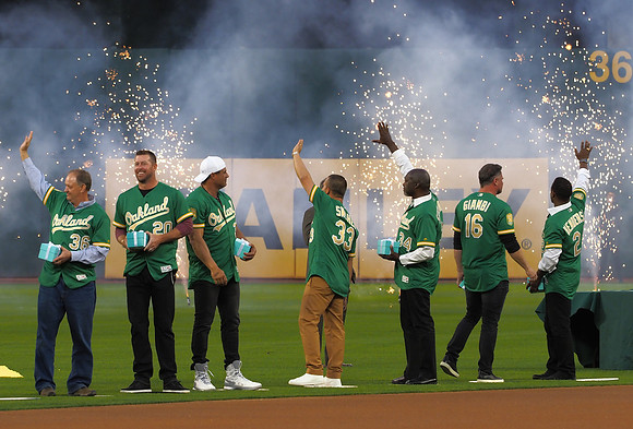 MLB: Los Angeles Angels at Oakland Athletics