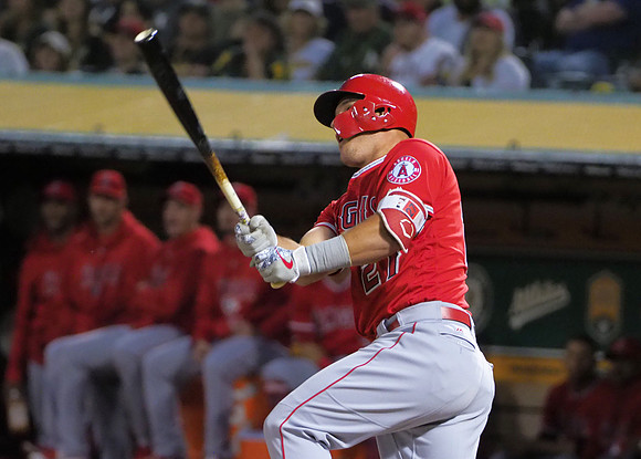 MLB: Los Angeles Angels at Oakland Athletics