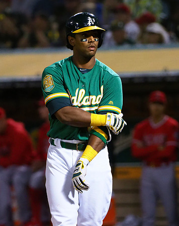 MLB: Los Angeles Angels at Oakland Athletics
