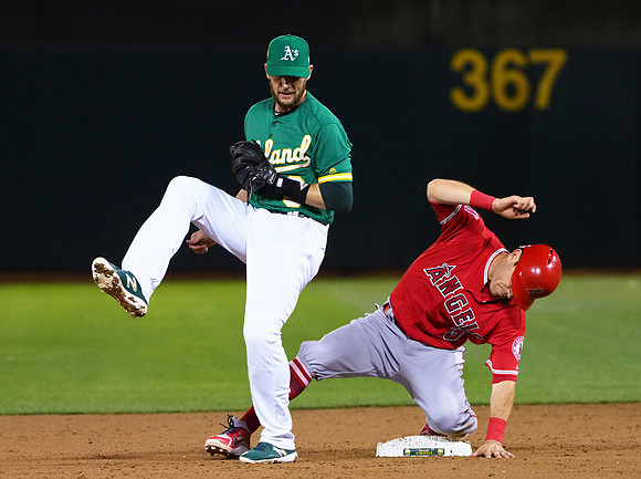 MLB: Los Angeles Angels at Oakland Athletics