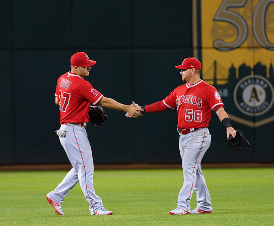 MLB: Los Angeles Angels at Oakland Athletics