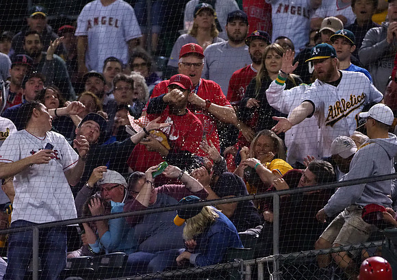 MLB: Los Angeles Angels at Oakland Athletics