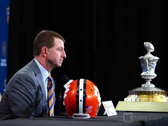 Clemson Tigers head coach Dabo Sweeney