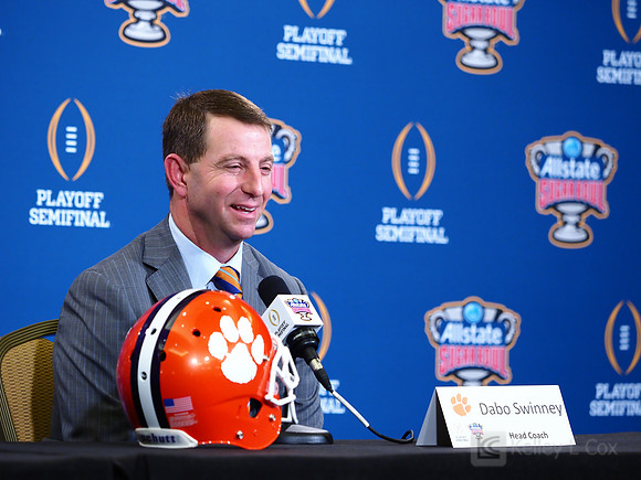 Clemson Tigers head coach Dabo Sweeney