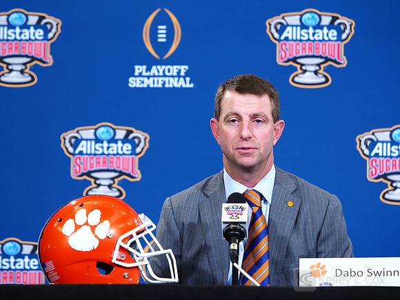 Clemson Tigers head coach Dabo Sweeney