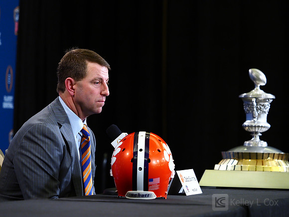 Clemson Tigers head coach Dabo Sweeney