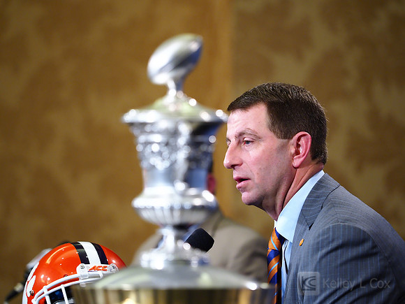 Clemson Tigers head coach Dabo Sweeney