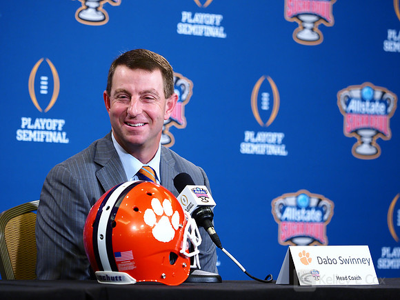 Clemson Tigers head coach Dabo Sweeney