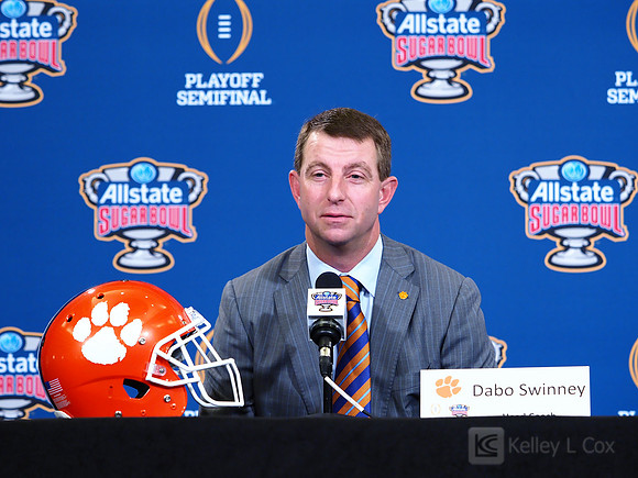 Clemson Tigers head coach Dabo Sweeney