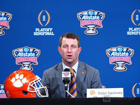 Clemson Tigers head coach Dabo Sweeney