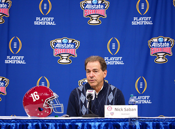 Alabama Crimson Tide head coach Nick Saban