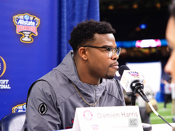 Alabama Crimson Tide running back Damien Harris (34)