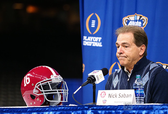 Alabama Crimson Tide head coach Nick Saban
