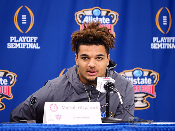 Alabama Crimson Tide defensive back Minkah Fitzpatrick (29)