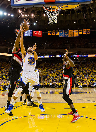 NBA: Playoffs-Portland Trail Blazers at Golden State Warriors