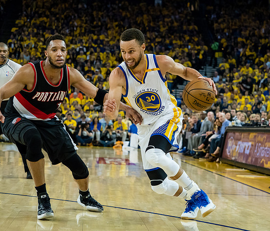 NBA: Playoffs-Portland Trail Blazers at Golden State Warriors