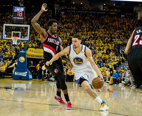 NBA: Playoffs-Portland Trail Blazers at Golden State Warriors