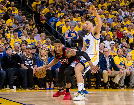 NBA: Playoffs-Portland Trail Blazers at Golden State Warriors