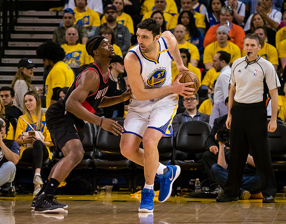 NBA: Playoffs-Portland Trail Blazers at Golden State Warriors