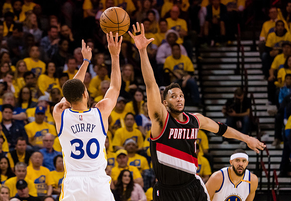 NBA: Playoffs-Portland Trail Blazers at Golden State Warriors