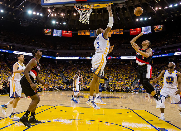 NBA: Playoffs-Portland Trail Blazers at Golden State Warriors