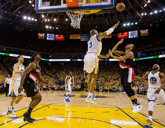 NBA: Playoffs-Portland Trail Blazers at Golden State Warriors
