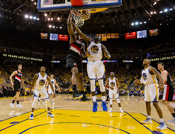 NBA: Playoffs-Portland Trail Blazers at Golden State Warriors