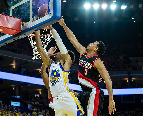 NBA: Playoffs-Portland Trail Blazers at Golden State Warriors