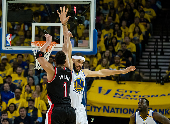 NBA: Playoffs-Portland Trail Blazers at Golden State Warriors