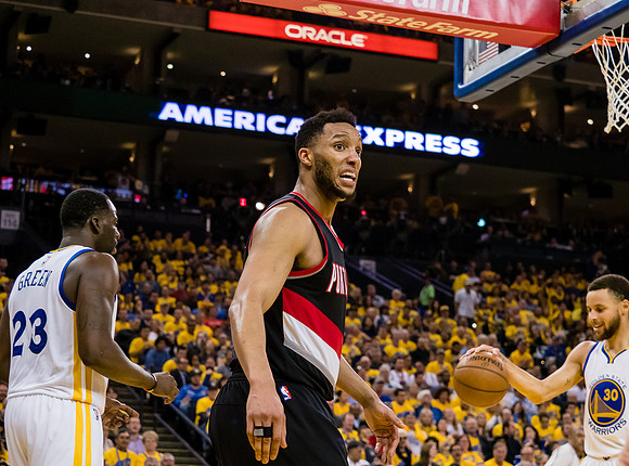 NBA: Playoffs-Portland Trail Blazers at Golden State Warriors